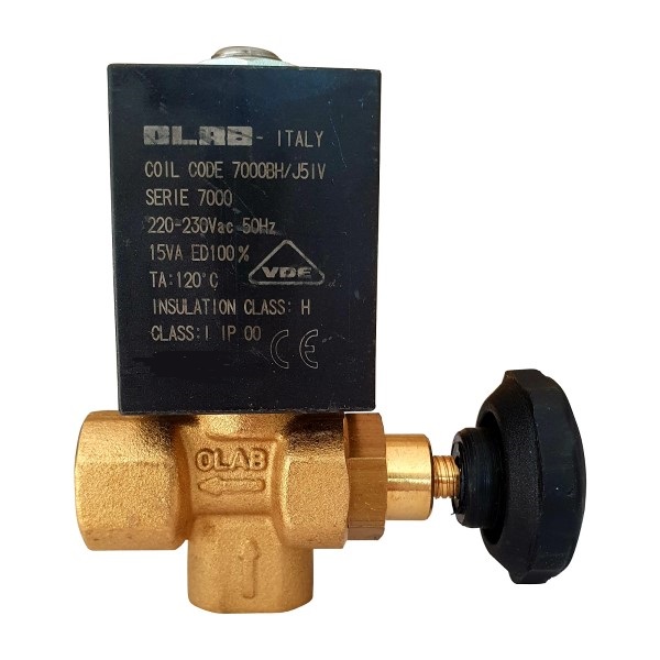  Magnetventil Olab 7000 1/4 Zoll für GHIDINI Dampferzeuger