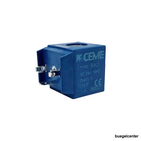 CEME Magnetspule BA2 24V/AC 50Hz Kernloch 13,2mm für Serie 61, 62, 65-67, 69, 86, 87