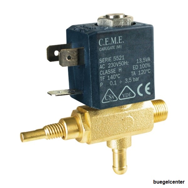 CEME 5521 Magnetventil mit Dampfregulierung 12V - 24V - 230V kompatibel mit OLAB Magnetventil