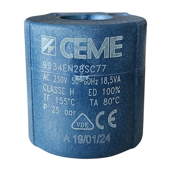 CEME Magnetspule C77 230V für Konvektionsofen Wasser Dampf Luft