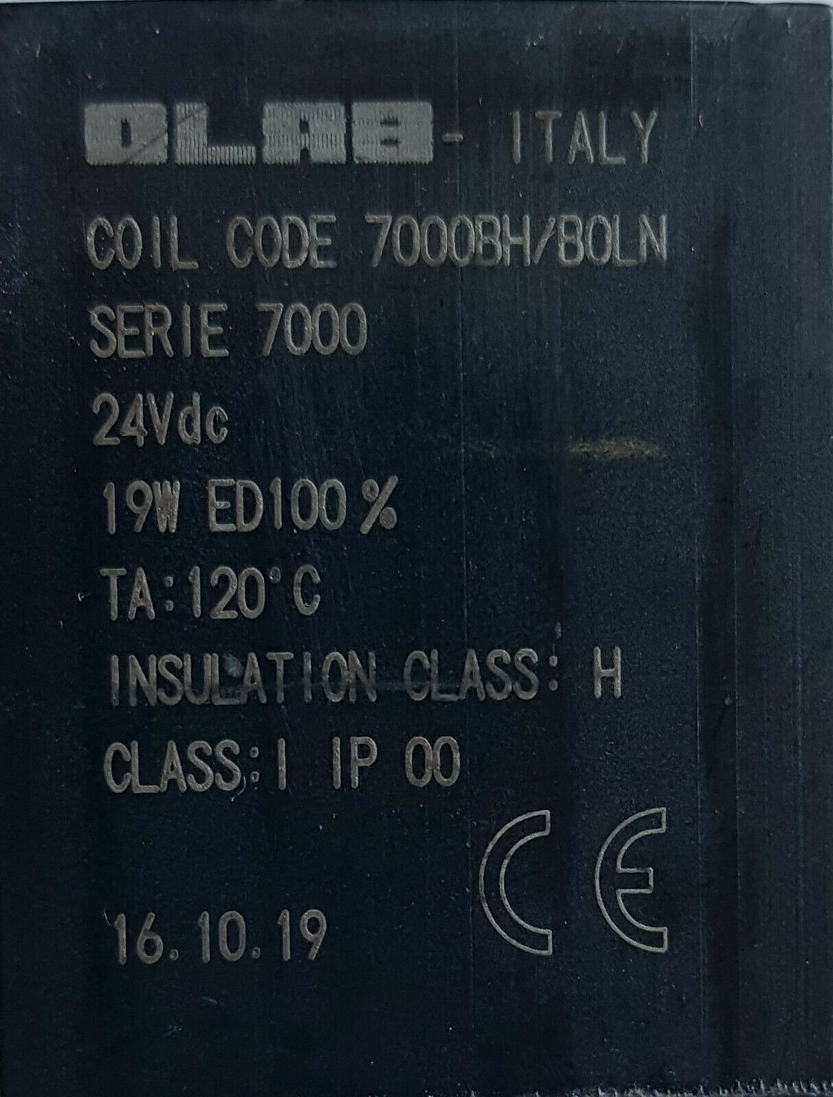 OLAB 7000 Magnetspule 230V, 24V/AC oder 24V/DC für Wasserversorgung